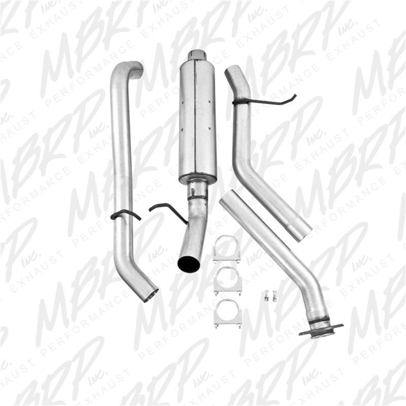 MBRP 3" Cat Back, Single Side 03-07 Chev/GMC 1500 Classic 4.8/5.3L EC/CC-SB S5014P