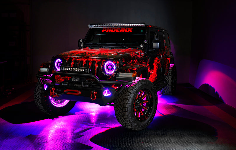 ORACLE Lighting High Performance Dynamic ColorSHIFT 20 W LED Fog Lights for Jeep JK/JL/JT 5846-332