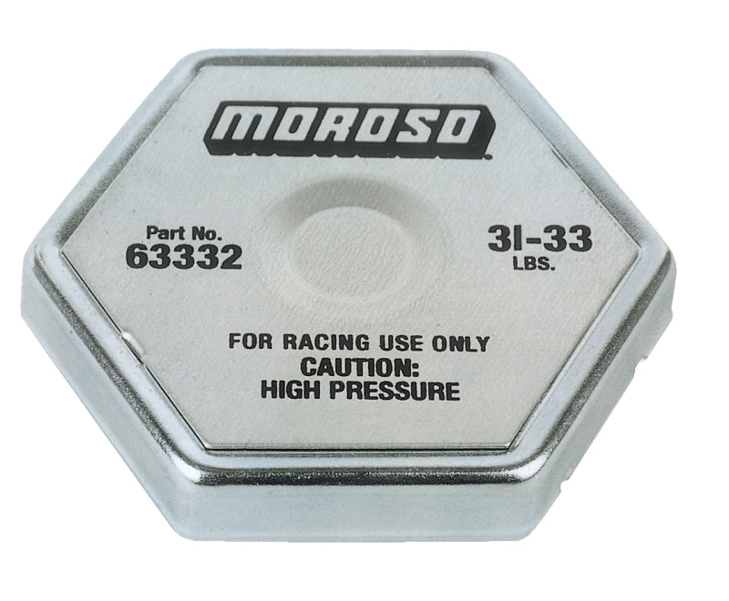 Moroso Racing Radiator Caps - 31-33lbs 63332