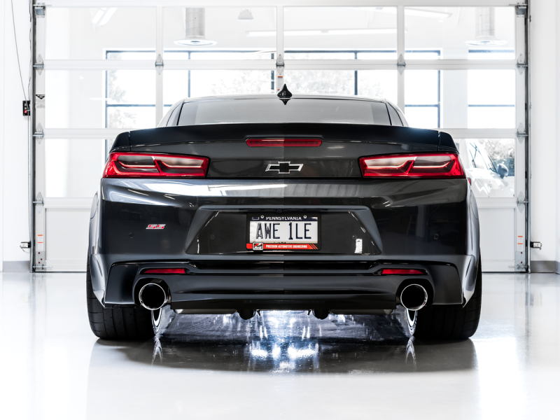 AWE Tuning Touring Edition Axle-back Exhaust w/Dual Outlet Chrome Silver Tips 3015-32103