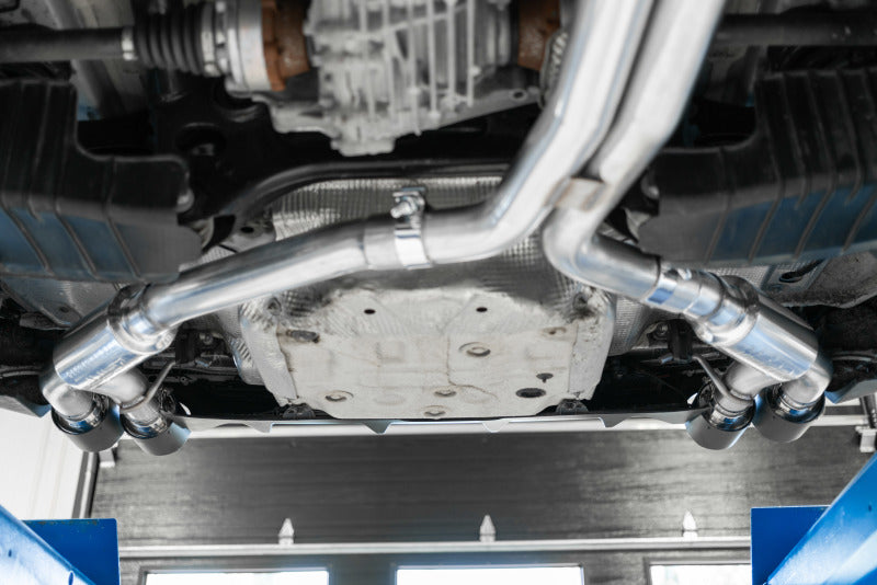 MBRP Quad Rear Exit Exhaust, 18-21 Audi S5 Coupe/S4 Sedan T304 SS 2.5" Cat-Back S4607304