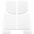 DEI 20-22 Jeep Gladiator JT 4-Door Boom Mat Complete Headliner Kit - 7 Piece - White