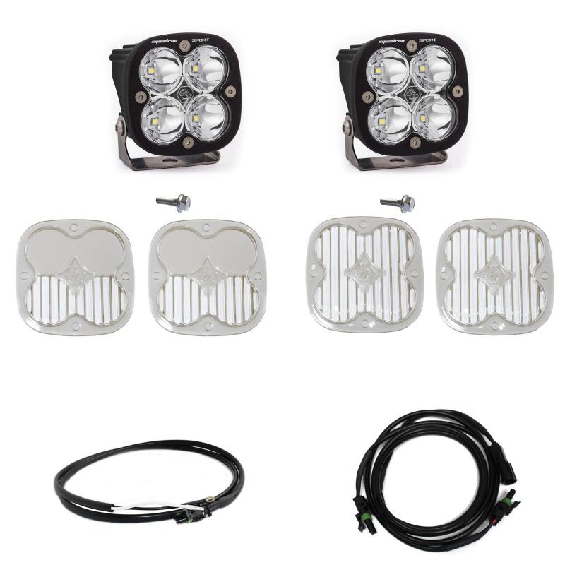 Baja Designs Ford Squadron Sport A-Pillar w/Upfitter Light Kit - Ford 2021-22 Bronco 447755UP