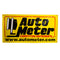 Autometer 6ft x 3ft Yellow Race Banner, Competition Instruments - 217
