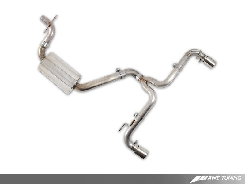 AWE Tuning Performance Catback Exhaust for Mk6 GTI - Chrome Silver Round Tips 3015-32036