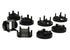 Whiteline 05+ BMW 1 Series/3/05-10/11 3 Series Rear Crossmember-Fr & Rr Mount Insert Bushing