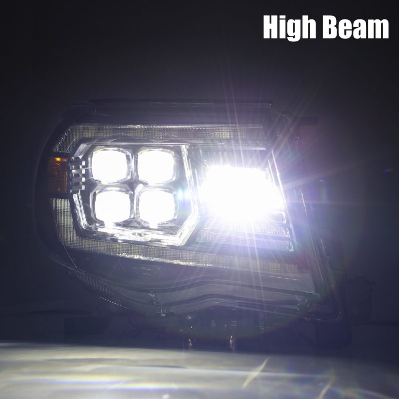 AlphaRex NOVA LED Projector Headlights Plank Style Black for 05-11 Toyota Tacoma 880744