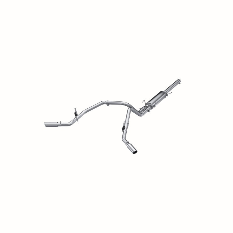 MBRP 2.5" Cat Back, Dual Split Side AL, 04-05 Dodge Ram Hemi 1500 5.7L SC/CC-SB S5114AL
