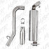 MBRP 2.5"Cat Back Single Side T409 For 00-06 Jeep Wrangler (TJ) Inline-4 2.5L Inline-6 4.0L S5500409