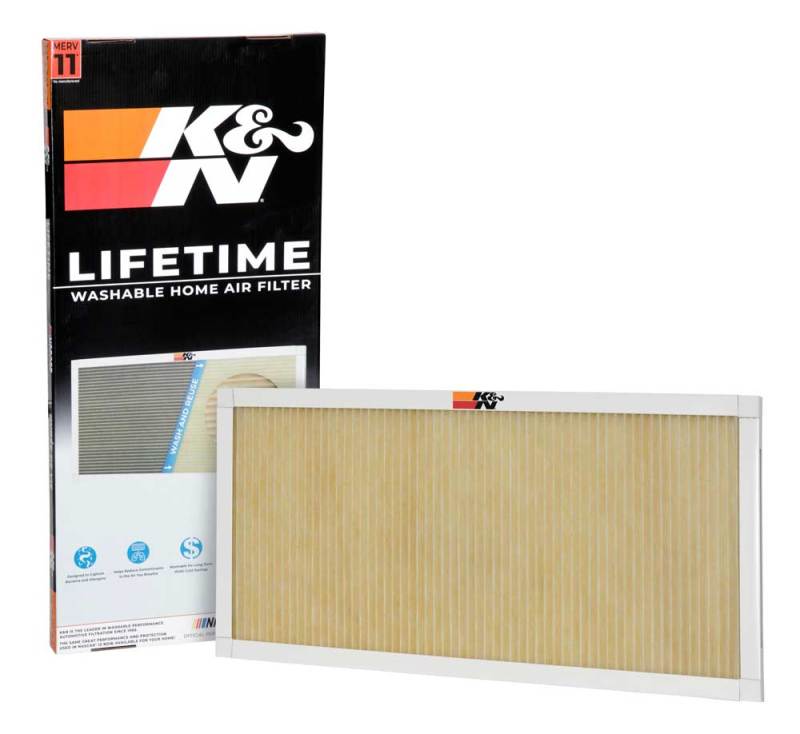 K&N HVAC Filter, Washable Home Air Filter - 14 X 30 X 1, MERV 11 HVC-11430