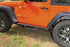 Rugged Ridge Spartan Nerf Bar Textured Black 18-20 Jeep Wrangler JL 2 Door