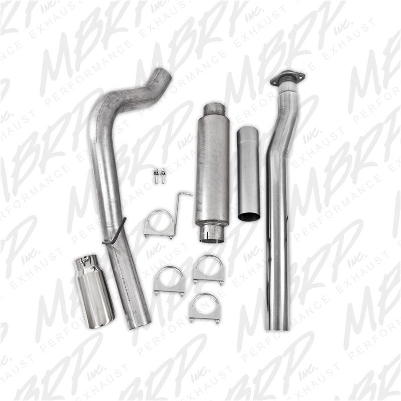 MBRP 4" Cat Back Single Side AL Exhaust System For 11-14 Ford F-150 3.5L V6 EcoBoost S5248AL