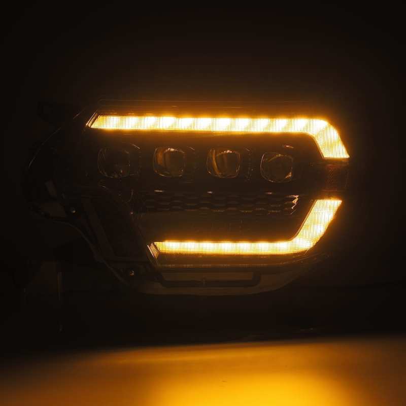 AlphaRex NOVA LED Projector Headlights Plank Alpha Black for 12-15 Toyota Tacoma 880752