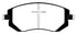 EBC 04-06 Saab 9-2X 2.0 Turbo Redstuff Front Brake Pads