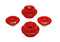 Energy Suspension 93-99 VW Golf III/Jetta III/ GTI Red Rear Strut Tower Bushings