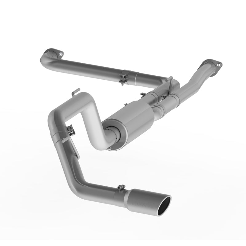 MBRP 4"Tip 3" AL Cat Back Single Side Exhaust For 16-20 Nissan Titan 5.6L XD S5408AL