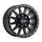 Method MR304 Double Standard 17x8.5 0mm Offset 8x6.5 130.81mm CB Matte Black Wheel