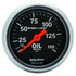 Autometer Sport Comp 2-1/16" 0-150 PSI Mechanical Oil Pressure Gauge - 3323