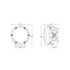 Rigid Industries 360-Series 4in Fog w/ Amber PRO Lens - White (Pair)