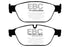 EBC 11-12 Audi A8 Quattro 3.0 Supercharged Yellowstuff Front Brake Pads