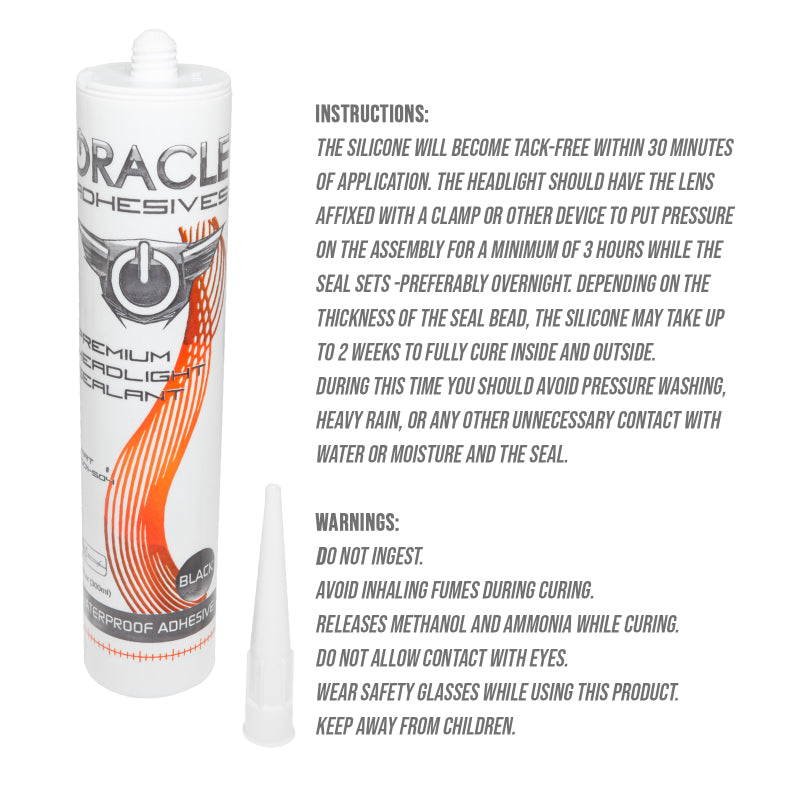 ORACLE Lighting Headlight Assembly Adhesive - 10 Oz. Tube 2001-504
