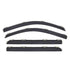 AVS 15-18 Ford F-150 Supercrew Ventvisor In-Channel Front & Rear Window Deflectors 4pc - Smoke