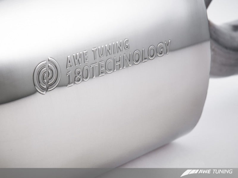 AWE Tuning Touring Edition Exhaust for Audi B8 S4 3.0T - 102mm Chrome Silver Tips 3010-42016