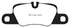 EBC 12-15 Porsche 911 (991) (Cast Iron Rotor only) 3.8 Carrera S Yellowstuff Rear Brake Pads