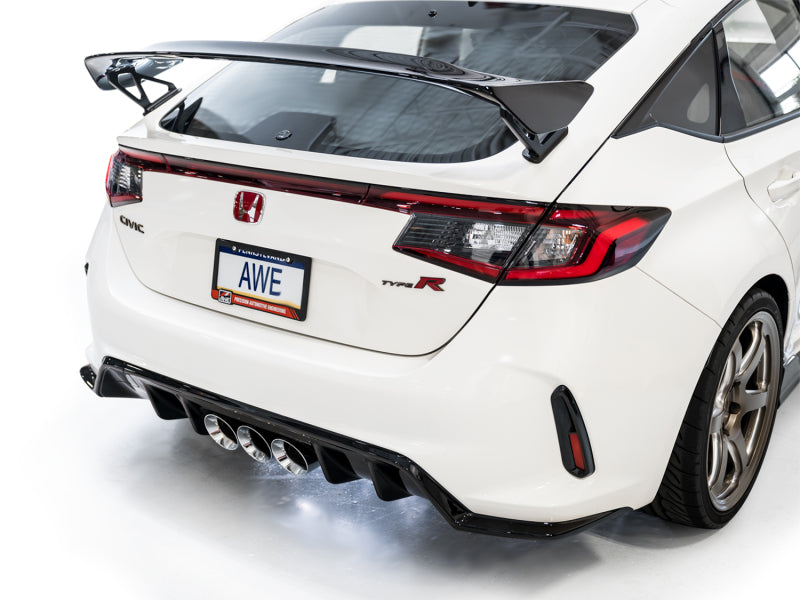 AWE Tuning Touring Edition Exhaust w/ Triple Chrome Silver Tips for 2023 Honda Civic 3015-52287