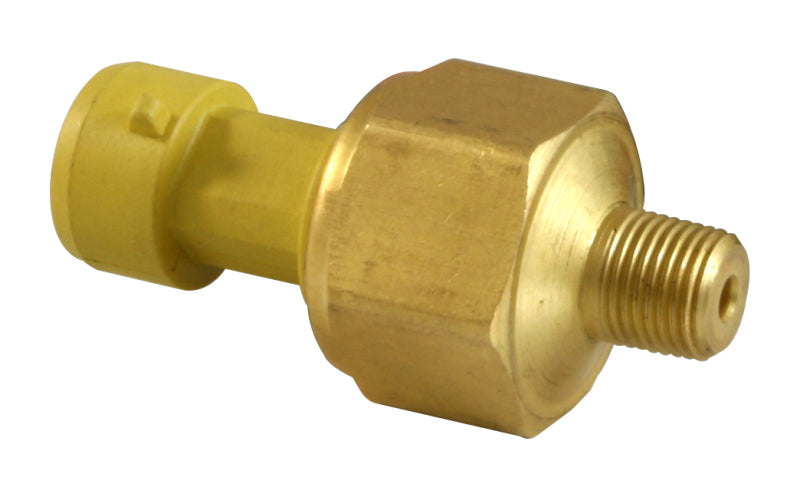 AEM 6.5 BAR MAP or 100 PSIG Brass Sensor Kit, 1/8 in. NPT Male Thread & Flying Lead - 30-2131-100