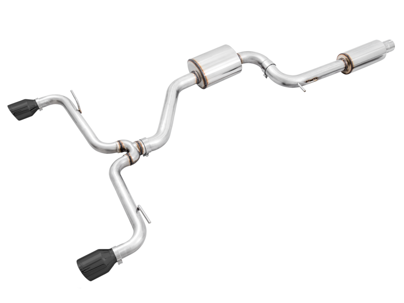 AWE Tuning Touring Edition Exhaust w/Diamond Black Tips For VW MK7 GTI 3015-33050