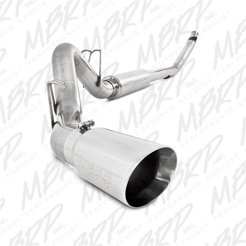 MBRP 4"Turbo Back Single Side(94-97Hanger HG6100 req.)T304For 94-02 Dodge 2500/3500 Cummins S6100304