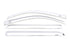 AVS 15-18 Chevy Silverado 2500 Crew Cab Ventvisor Front & Rear Window Deflectors 4pc - Chrome