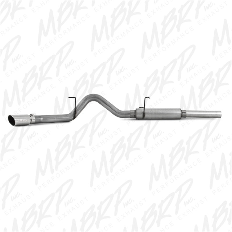 MBRP 4" Cat Back AL Single Side Exit For 04-07 Dodge Ram 2500/3500 Cummins 600/610 S6108AL