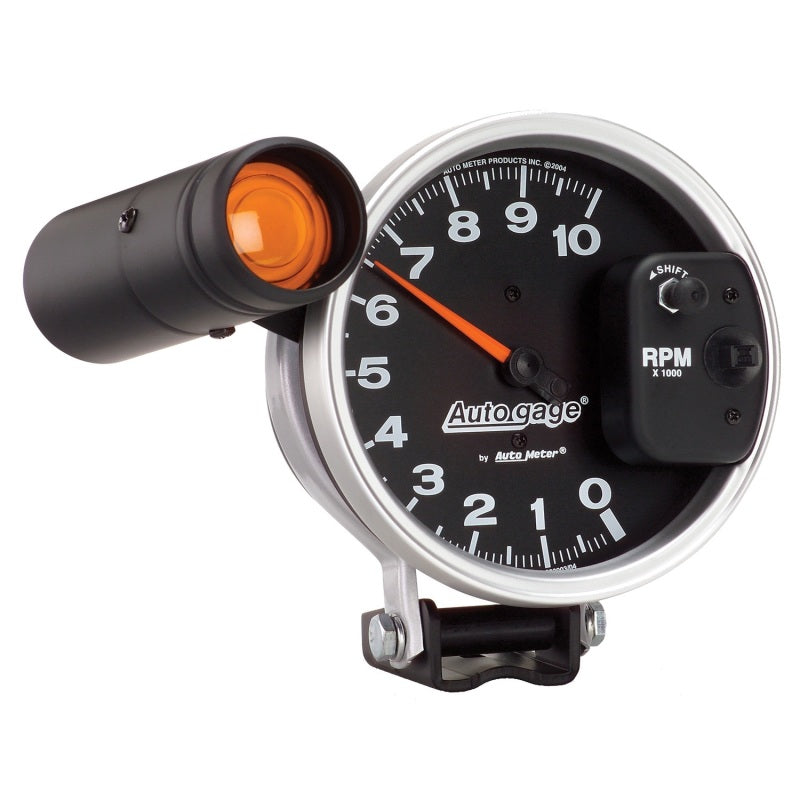 Autometer 5" 0-10,000 RPM Black Monster Shift Light Auto Gauge Pedestal Tachometer - 233904