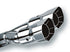 Borla Universal Polished Tip Dual Square Angle-Cut Intercooled (inlet 2 1/2in. Outlet 2 7/8 x 3 3/8i
