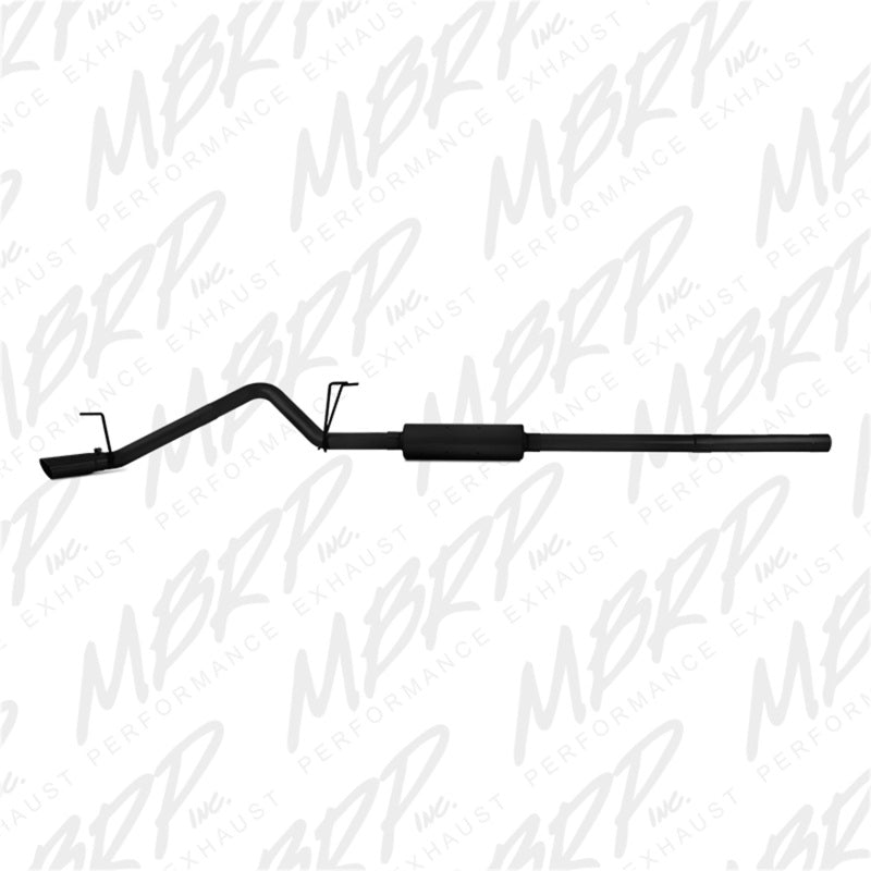 MBRP 3" Cat Back, Single Side, Black Coated, 09-14 Dodge Ram 1500 5.7L S5142BLK
