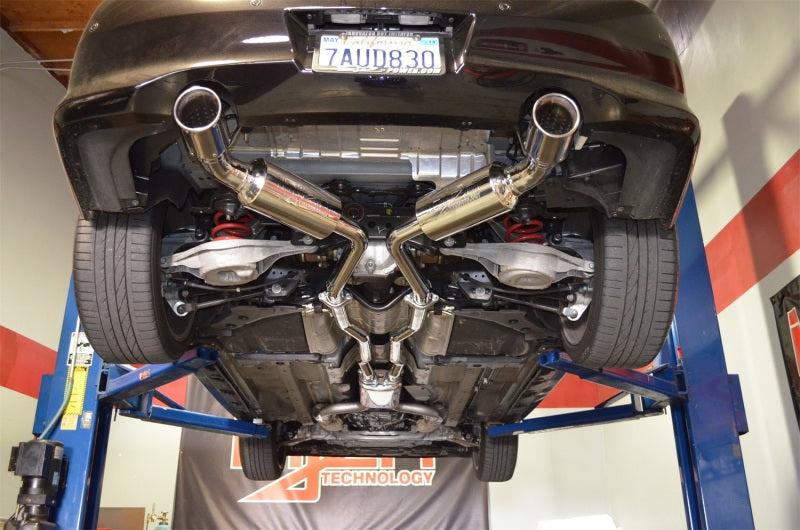 Injen 76mm SS Exhaust w/ Titanium Tips For 08-13 Infiniti G37/G37 IPL Coupe 3.7L - SES1997TT