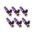 Injector Dynamics 1340cc Injectors - 60mm Length - 14mm Purple Top - Denso Lower Cushion (Set of 6)