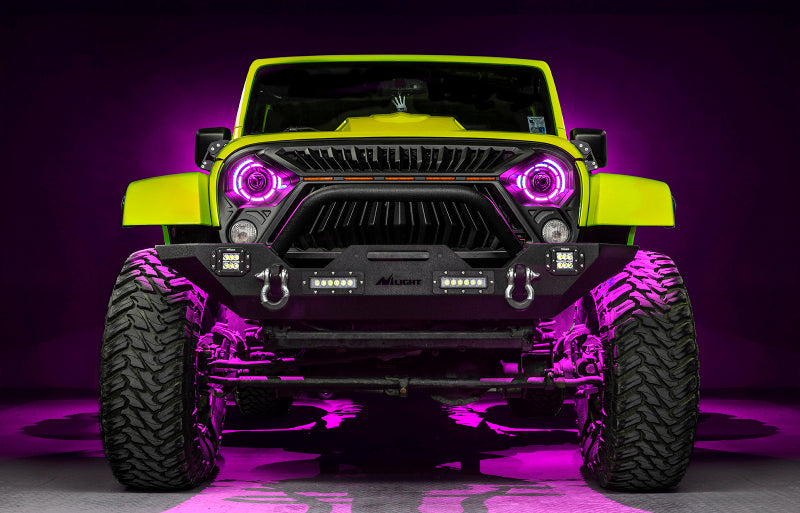 ORACLE Lighting Oculus 7" ColorSHIFT Bi-LED Projector Headlights for 07-18 Jeep Wrangler JK 5876-335