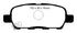 EBC 10-13 Infiniti FX35 3.5 Greenstuff Rear Brake Pads