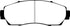 EBC 07-11 Honda CR-V 2.4 Greenstuff Front Brake Pads