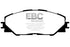 EBC 06-08 Toyota RAV 4 2.4 (3rd Row Seats) Greenstuff Front Brake Pads