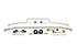 Whiteline 09-14 Nissan GT-R Front and Rear Swaybar Kit