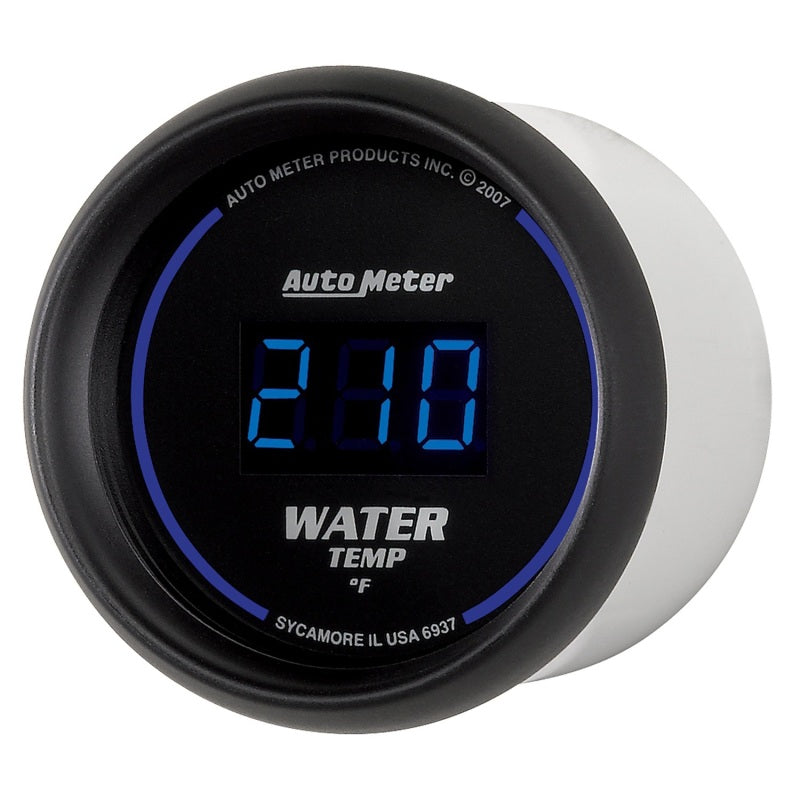 Autometer Cobalt Digital 2-1/16" Black 0-340°F Water Temperature Gauge - 6937