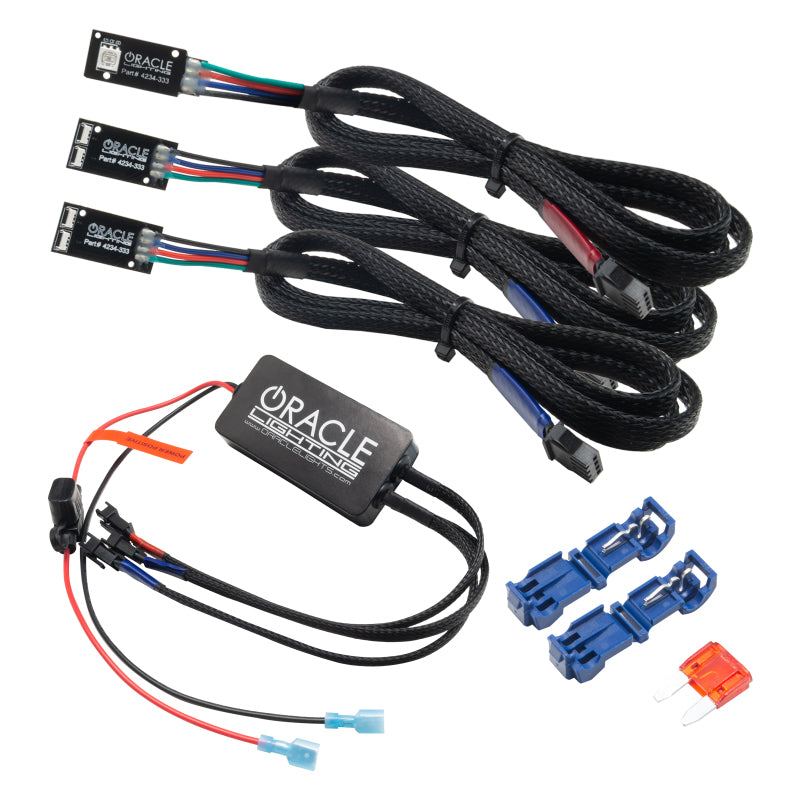ORACLE Lighting Fiber Optic ColorSHIFT LED Interior Ambient Dash Kit for 19-22 Ram (3PCS) 4234-333