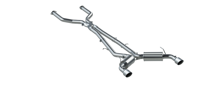 MBRP 16-22 Infiniti Q50 3.0L FWD/AWD 3" Cat Back w/ 4.5" OD Tips, T304 Stainless Steel S4400304