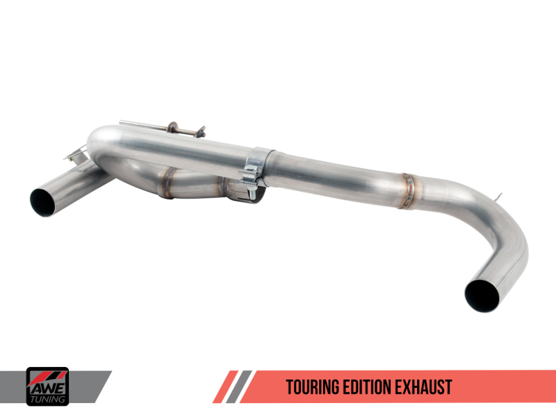 AWE Tuning Touring Edition Axle Back Exhaust for BMW F3X 340i/440i-90mmChrome Silver Tips 3010-32032