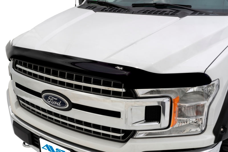 AVS 07-17 Ford Expedition High Profile Bugflector II Hood Shield - Smoke