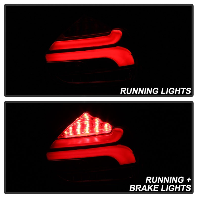 Spyder 15-17 Ford Focus Hatchback LED Tail Lights w/Indicator/Reverse - Black (ALT-YD-FF155D-LED-BK)